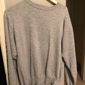 brandy melville grey “malibu” crewneck